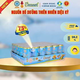  NEW  Nước Yến sào Khánh Hòa Sanest Dành cho trẻ em 7.5% - Khay 30 lon