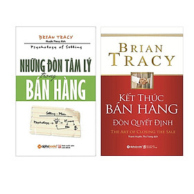 Nghệ Thuật Bán Hàng Đỉnh Cao Của Brian Tracy ( Những Đòn Tâm Lý Trong Bán Hàng + Kết Thúc Bán Hàng Đòn Quyết Định ) ( Quà Tặng: Cây Viết Kute
