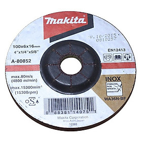 Bộ 5 đá mài 100mmx6x16mm Makita D-80852