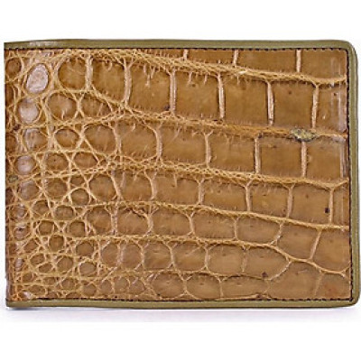 Ví Nam Da Cá Sấu Ngăn Sau Huy Hoàng HT2284 - Rêu 