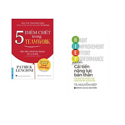 Combo 2 cuốn sách: 5 Điểm Chết Trong TEAMWORK + Cải Tiến Năng Lực Bản Thân