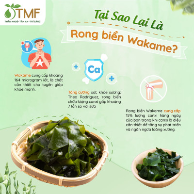 1 gói canh rong biển ăn liền nấu canh không bột ngọt cho bé TÂM MINH FOODS