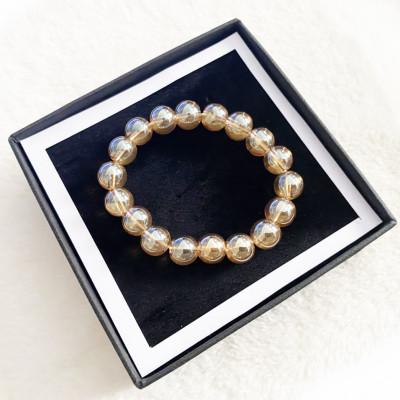 Vòng tay phong thủy mạng kim mạng thổ - 10mm