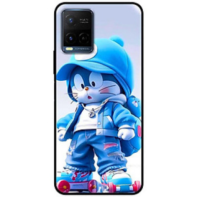 Ốp lưng cho Vivo Y12s - Y20 - Y20s - Y21 - Y21s - Y33 - Y33T - Mèo Xanh Trượt PATIN - Hàng Chính Hãng