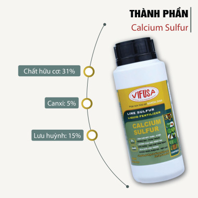 BANDA.Orich - Phân bón Calcium Sulfur (Canxi Lưu huỳnh) chai 500ml