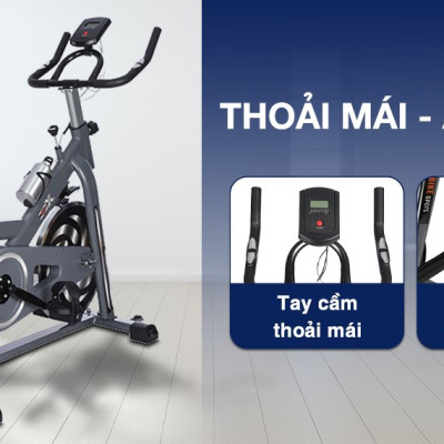 Xe đạp tập thể dục spining Airbike Sport - Hàng chính hãng
