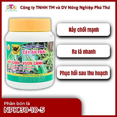 Phân Bón Lá Đầu Trâu MK 30-10-5 (Cây Ăn Trái) 400g
