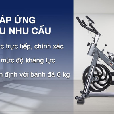 Xe đạp tập thể dục spining Airbike Sport - Hàng chính hãng