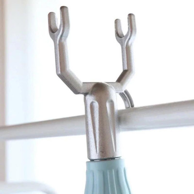 Cây phơi quần áo, gậy lấy đồ, cây lấy quần áo trên cao bằng nhựa, inox rút gọn Kệ