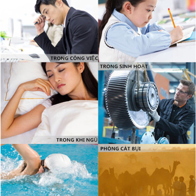 Combo 3 Cặp Nút Tai Chống Ồn 3M 1290 - Xanh