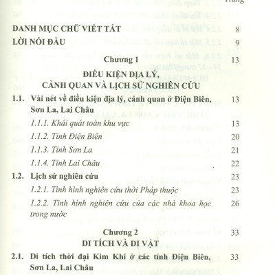 Thời Đại Kim Khí Ở Các Tỉnh Điện Biên, Sơn La, Lai Châu (Sách Chuyên Khảo)