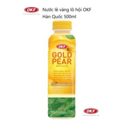 Nước lê vàng lô hội OKF Hàn Quốc 500ml