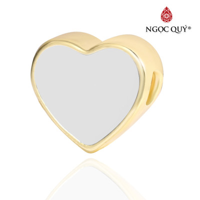 Charm hợp kim hình trái tim - Ngọc Quý Gemstones