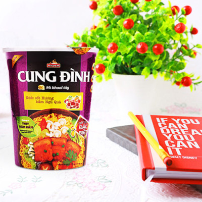 Thùng 24 Ly Mì Khoai Tây Cung Đình Hương Vị Thịt Hầm Nấm