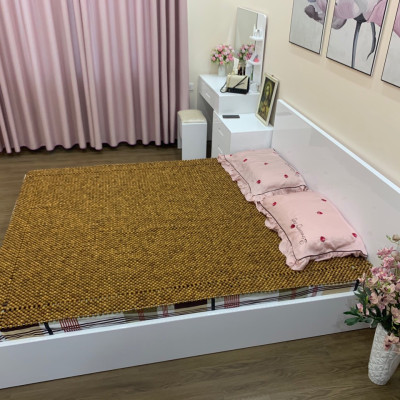 Chiếu Hạt Gỗ Bách Xanh - Chiếu gỗ Mian ( video , hình thật )