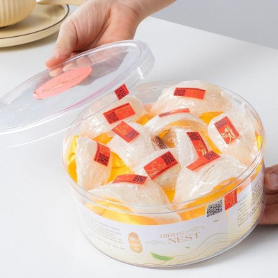 [CHÍNH HÃNG] Yến Sào Hoàng Kim - Hộp Quà Vạn Thịnh Kim (50g Yến Thượng Hạng & 4 Hũ Yến Mix 2 Vị) - Quà Tết Doanh Nghiệp, Đối Tác Cao Cấp