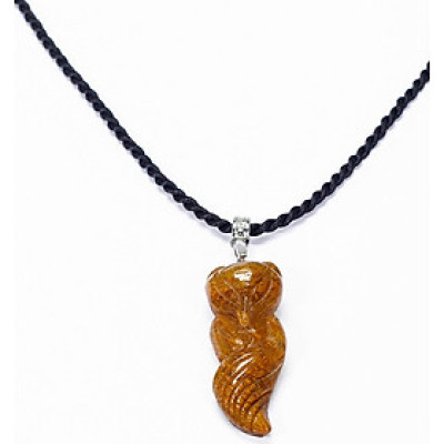 Mặt dây chuyền hồ ly tóc vàng mệnh thủy, kim - Ngọc Quý Gemstones