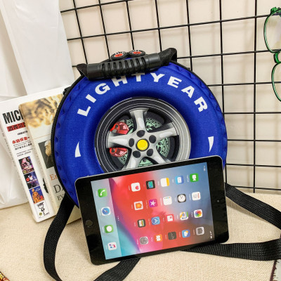 Balo Cho Bé Từ 1 Đến 6 Tuổi Đi Học hình lốp xe ô tô Chống Thấm Nước - BEE GEE HS1036A