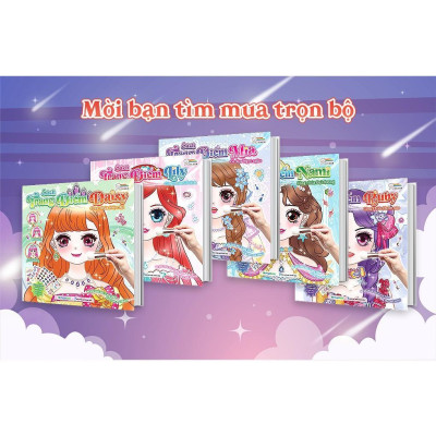 Sách - Trang Điểm Công Chúa Ruby - Công Chúa Chòm Sao - Tô Màu Và Bóc Dán Hơn 100+ Stickers Xinh Đẹp Cho Bé Gái - Megabook
