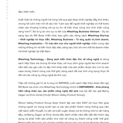 Empowered - Khai Phóng Tiềm Năng Nhân Lực, Sản Phẩm Công Nghệ Đột Phá