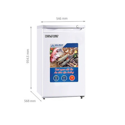 Tủ đông đứng Hòa Phát 106l 4 ngăn HUF 300SR1 - Hàng chính hãng