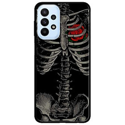 Ốp lưng dành cho Samsung A23 4G - A53 5G - A73 5G - Hoa Hồng Đỏ Xương