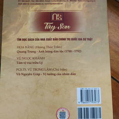 NHÀ TÂY SƠN - Quách Tấn, Quách Dao - NXB Chính Trị Quốc Gia Sự Thật.