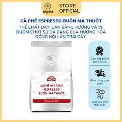 Cà Phê Espresso Buôn Ma Thuột Trung Nguyên Legend Pha Máy - Gói 500gr