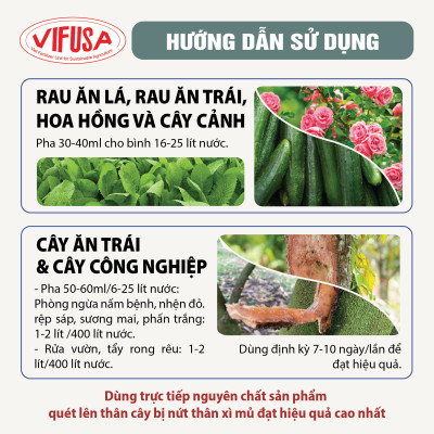 BANDA.Orich - Phân bón Calcium Sulfur (Canxi Lưu huỳnh) chai 500ml