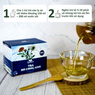Trà bồ công anh túi lọc Goce - Giảm cân, đẹp da