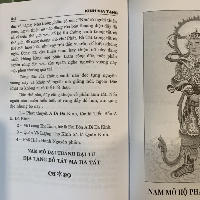 Kinh Địa Tạng Bồ Tát Bổn Nguyện - (bản in đẹp chất lượng) 