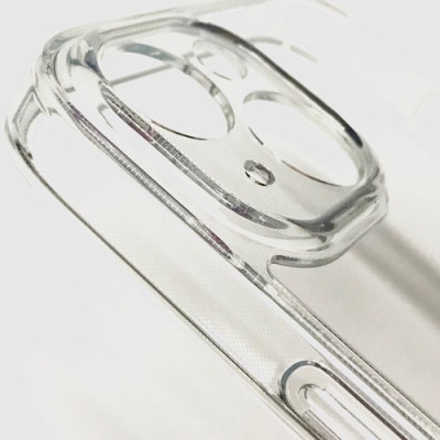 Ốp lưng cho iPhone 14 Plus hiệu Likgus Clear Shock Camera trong suốt (Không ố màu) - Hàng nhập khẩu