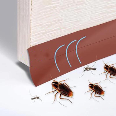 2 Mét Gioăng Cửa Ron Cao Su Dán Khe Hở Chân Cửa Ngăn Bụi Nước Côn Trùng - Gioăng dán cửa cao su cắt độ dài theo yêu cầu