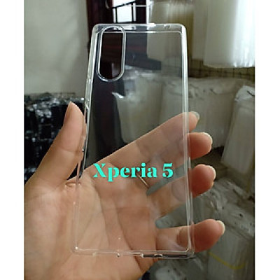 Ốp lưng silicon dẻo trong suốt mỏng 0.6mm cho Sony Xperia 5 hiệu Ultra Thin độ trong tuyệt đối chống trầy xước - Hàng nhập khẩu