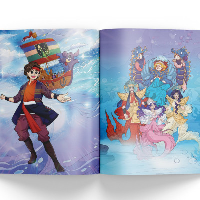 Cuộc Phiêu Lưu Của Thuyền Trưởng Sinbad - Đại Chiến Nàng Tiên Cá (Truyện Tranh Màu)