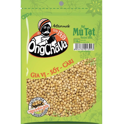 Hạt Mù Tạt Vàng Ông Chà Và 110g (Yellow Mustard Seeds)