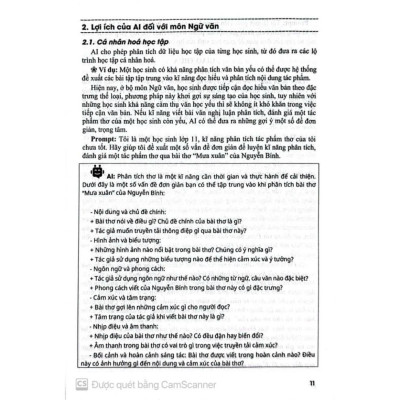 Ứng dụng trí tuệ nhân tạo (AI) trong dạy và học môn ngữ văn (dành cho giáo viên và học sinh) HA