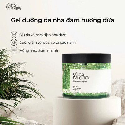 Gel Dưỡng Da Nha Đam Hương Dừa CoBa’s Daughter Aloe Soothing Gel 300gr
