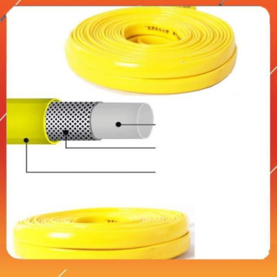 ️Evoucher Bộ dây vòi xịt nước rửa xe,tưới cây ,tăng áp 3 lần,loại 7m,10m 206701-2 đầu đồng,cút đồng+  móc khoá