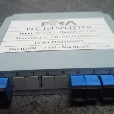 Bộ chia quang PLC 1x4 Box SC/UPC- Hàng chính hãng