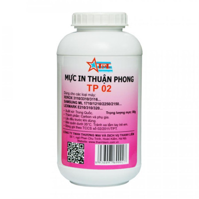 (BỘ 10 CHAI) Mực đổ Thuận Phong TP02 dùng cho máy in Samsung ML-1610/ 1620/ 2010/ 2020/ 2160/ 2165/ 1660/ 1666/ 1670/ 1860/ SCX-4321/ 4621/ 3400/ 3200/ Xpress M2020/ M2070/ M2625/ M2675/ M2885 - Hàng Chính Hãng