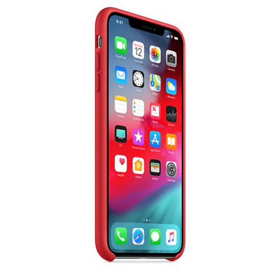 Ốp lưng silicone case cho iPhone X/ XS chống sốc chống bám bẩn có lớp nhung lót mặt trong chống trầy xước điện thoại - Hàng chính hãng 