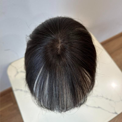 Mái 2in1 mái thưa tóc thậ.t nữ - Tóc Giả Vân Anh Wig