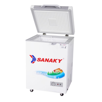 TỦ ĐÔNG MINI SANAKY 100 LÍT VH-1599HYK ĐỒNG (R600A) (KÍNH CƯỜNG LỰC) - HÀNG CHÍNH HÃNG