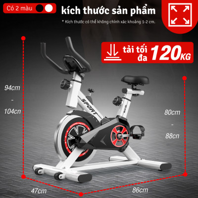 Xe đạp tập thể dục thể thao, gym, fitness giúp tăng cơ, giảm mỡ hiệu quả tại nhà 