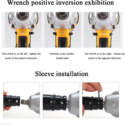 Máy siết bulong Không chổi than RAKUTEN 88V tặng đầu chuyển thành máy bắn tôn.máy bắt vít