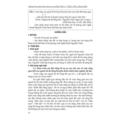 Sách - Dạng Đề Cảm Nhận Đoạn Trích Văn Xuôi Ngữ Văn Lớp 12 - Khang Việt Book