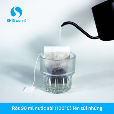 Cà phê Sơn La Blend - SHIN Cà Phê - Túi Nhúng - Hộp 10 gói