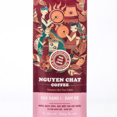 Cà Phê Xay Nguyên Chất HẢO HẠNG 1 Premium Coffee No. 1 Phong Cách Ý Hương Thơm Nồng, Vị Đắng Đậm Đà, Hậu Vị Ngọt 250g