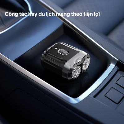 Máy cạo râu XM Enchen Mini 6 lưỡi dao kép mỏng, chống nước IPX7, pin sử dụng đến 2 tháng - Hàng nhập khẩu